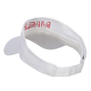 NASA Letter Logo Embroidered Sun Visor