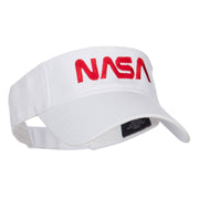 NASA Letter Logo Embroidered Sun Visor