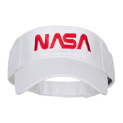 NASA Letter Logo Embroidered Sun Visor