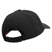 Business 13 Route Number Embroidered Garment Washed Cotton Twill Cap - Black OSFM