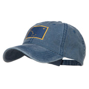 Alaska State Flag Embroidered Washed Cap