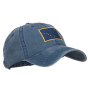 Alaska State Flag Embroidered Washed Cap