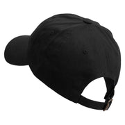 U.S. Navy Veteran Unstructured Low Profile 6 panel Cotton Cap - Black OSFM