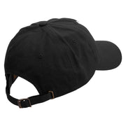 U.S. Navy Veteran Unstructured Low Profile 6 panel Cotton Cap - Black OSFM