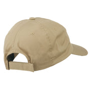 Abraham Lincoln Embroidered Washed Cap