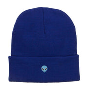 Mini Alien Embroidered Long Beanie