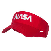 NASA Letter Logo Embroidered Sun Visor