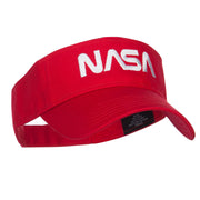 NASA Letter Logo Embroidered Sun Visor