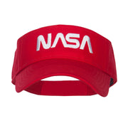 NASA Letter Logo Embroidered Sun Visor