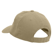 Business 13 Route Number Embroidered Garment Washed Cotton Twill Cap