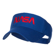 NASA Letter Logo Embroidered Sun Visor