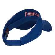 NASA Letter Logo Embroidered Sun Visor