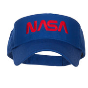 NASA Letter Logo Embroidered Sun Visor