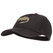 Alligator Wild Animal Patched Low Profile Cotton Cap