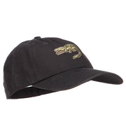 Alligator Wild Animal Patched Low Profile Cotton Cap