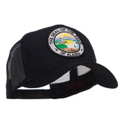 Alaska State Seal Patched Mesh Cap