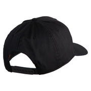 USAF Retired Patched Solid Cotton Twill Pro Style Cap - Black OSFM