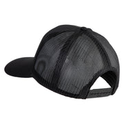 U.S. Navy Ships Blue Patched Solid Cotton Twill Mesh Prostyle Cap - Black OSFM
