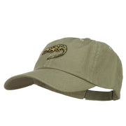 Alligator Wild Animal Patched Low Profile Cotton Cap