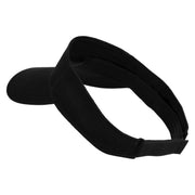 Mini Broken Heart Patched Cotton Twill Sun Visor - Black OSFM