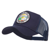 Alaska State Seal Patched Mesh Cap