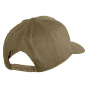 USAF Retired Patched Solid Cotton Twill Pro Style Cap - Khaki OSFM