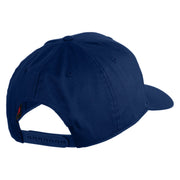USAF Retired Patched Solid Cotton Twill Pro Style Cap - Royal OSFM