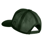 U.S. Navy Ships Blue Patched Solid Cotton Twill Mesh Prostyle Cap - Dark Green OSFM
