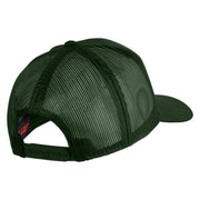 U.S. Navy Ships Blue Patched Solid Cotton Twill Mesh Prostyle Cap - Dark Green OSFM