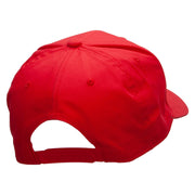 London Embroidered Solid Wool Blend Prostyle Snapback Cap - Red OSFM