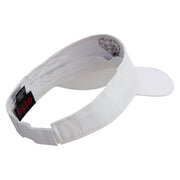 Papai Embroidered Cotton Twill Sun Visor - White OSFM