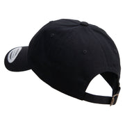 US Navy Unstructured Low Profile 6 panel Cotton Cap - Black OSFM