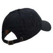 US Navy Unstructured Low Profile 6 panel Cotton Cap - Black OSFM