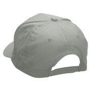 London Embroidered Solid Wool Blend Prostyle Snapback Cap - Grey OSFM