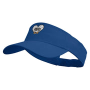 Papai Embroidered Cotton Twill Sun Visor - Royal OSFM