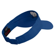 Papai Embroidered Cotton Twill Sun Visor - Royal OSFM