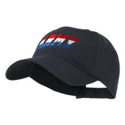 Three Color Army Logo Embroidered Cap