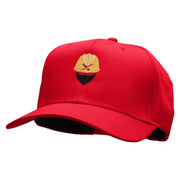 Architect Embroidered Solid Cotton Twill Pro Style Cap - Red OSFM