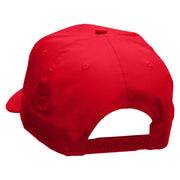 Architect Embroidered Solid Cotton Twill Pro Style Cap - Red OSFM