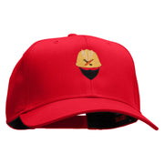 Architect Embroidered Solid Cotton Twill Pro Style Cap - Red OSFM