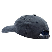 American Swimmer Embroidered Unstructured Pigment Dyed Cotton Cap