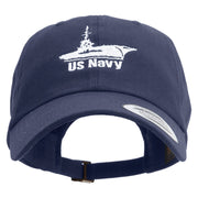 US Navy Unstructured Low Profile 6 panel Cotton Cap