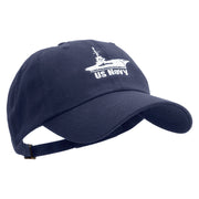 US Navy Unstructured Low Profile 6 panel Cotton Cap