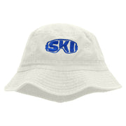 Cool Ski Embroidered Pigment Dyed Bucket Hat