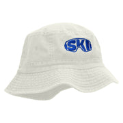 Cool Ski Embroidered Pigment Dyed Bucket Hat