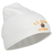 US Army Veteran Military Embroidered Short Beanie