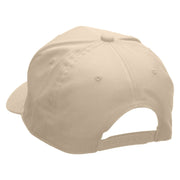 London Embroidered Solid Wool Blend Prostyle Snapback Cap - Tan OSFM