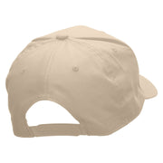 London Embroidered Solid Wool Blend Prostyle Snapback Cap - Tan OSFM