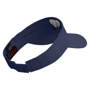 Papai Embroidered Cotton Twill Sun Visor - Navy OSFM