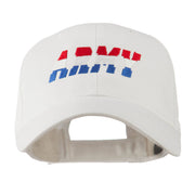 Three Color Army Logo Embroidered Cap